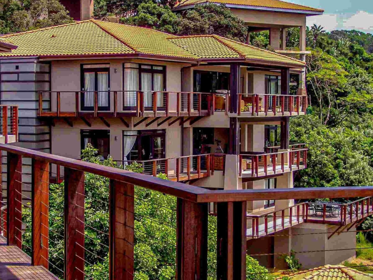 An image of a project completed at Zimbali Lake by TrifomCP Holidings.